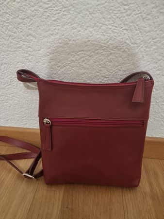 Leather Crossbody Bag - Made in Italy