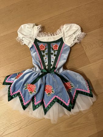 Kids Bavarian Folk Costume Dirndl Dress Size 4-7 Years
