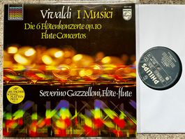 Vivaldi I Musici Gazzelloni 6 Flötenkonzerte  LP 🛀TOP