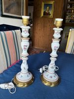 2 Lampenfüsse aus Porzellan 