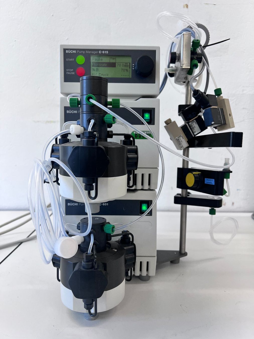 Accessori da laboratorio: Büchi qualitativ & quantitatives Chromatographiesystem – Usato da Niederdorf venduto da LeptonAG_Labor 2