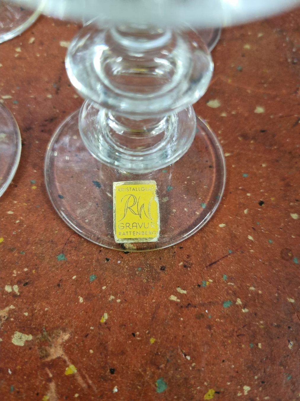Verres: Gläser alt kristal Rattenberg – D'occasion à Ostermundigen par vintage60 3