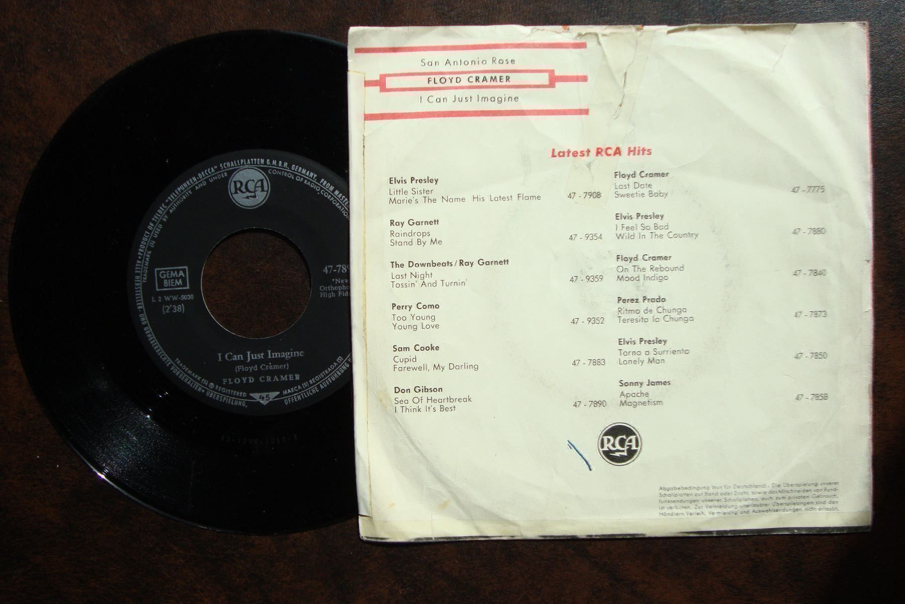 Schallplatten: FLOYD CRAMER - SAN ANTONIO ROSE – Gebraucht aus Bern von Uli_10_11 1