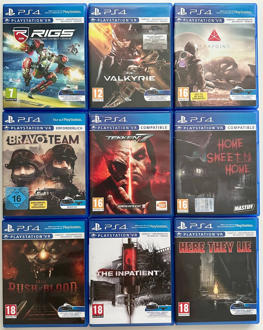 Sony Giochi: PlayStation VR Games Collection PS4 – Usato da Couvet venduto da nay_prh5