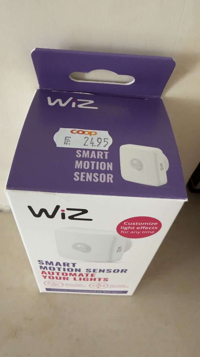 Lampen: WiZ Bewegungssensor mit Batterien Weiss – Neu (gemäss Beschreibung) aus Binningen von romavi 1