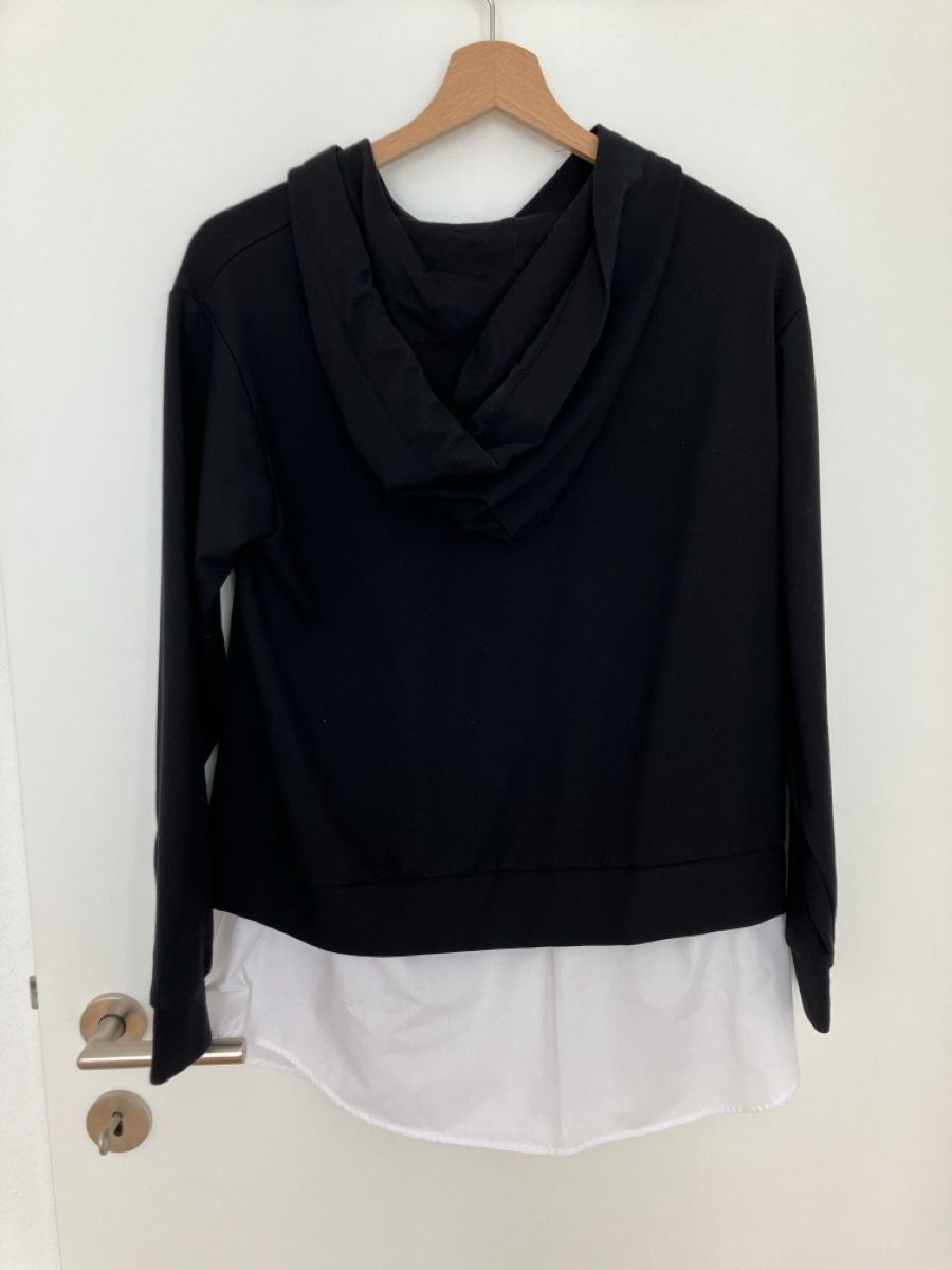 Maglioni & Felpe: Damen Hoodie mit Hemd Einsatz, Schwarz, Gr. M – Usato da Arbon venduto da gab_tkx8 2