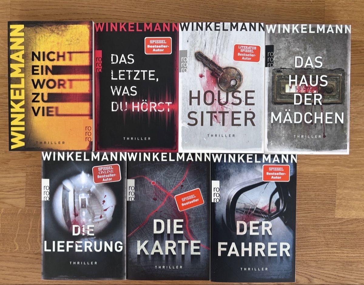 Libri: 7 THRILLER VON ANDREAS WINKELMANN – Usato da Attiswil venduto da tommy0391