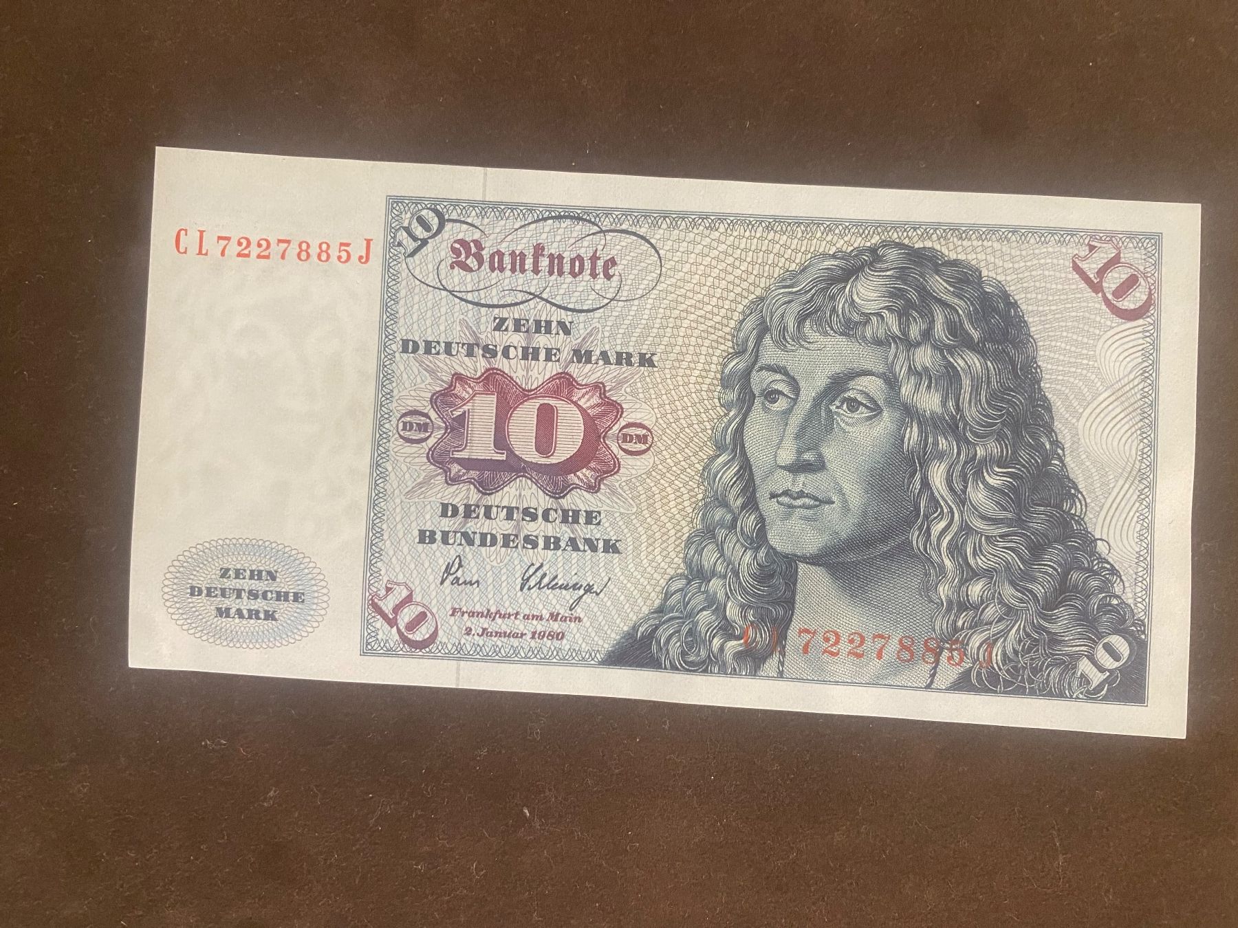 Banconote: Banknote 10 Mark - Jahr 1980 NEU – Nuovo e nell'imballaggio originale da Muralto venduto da Alex1912