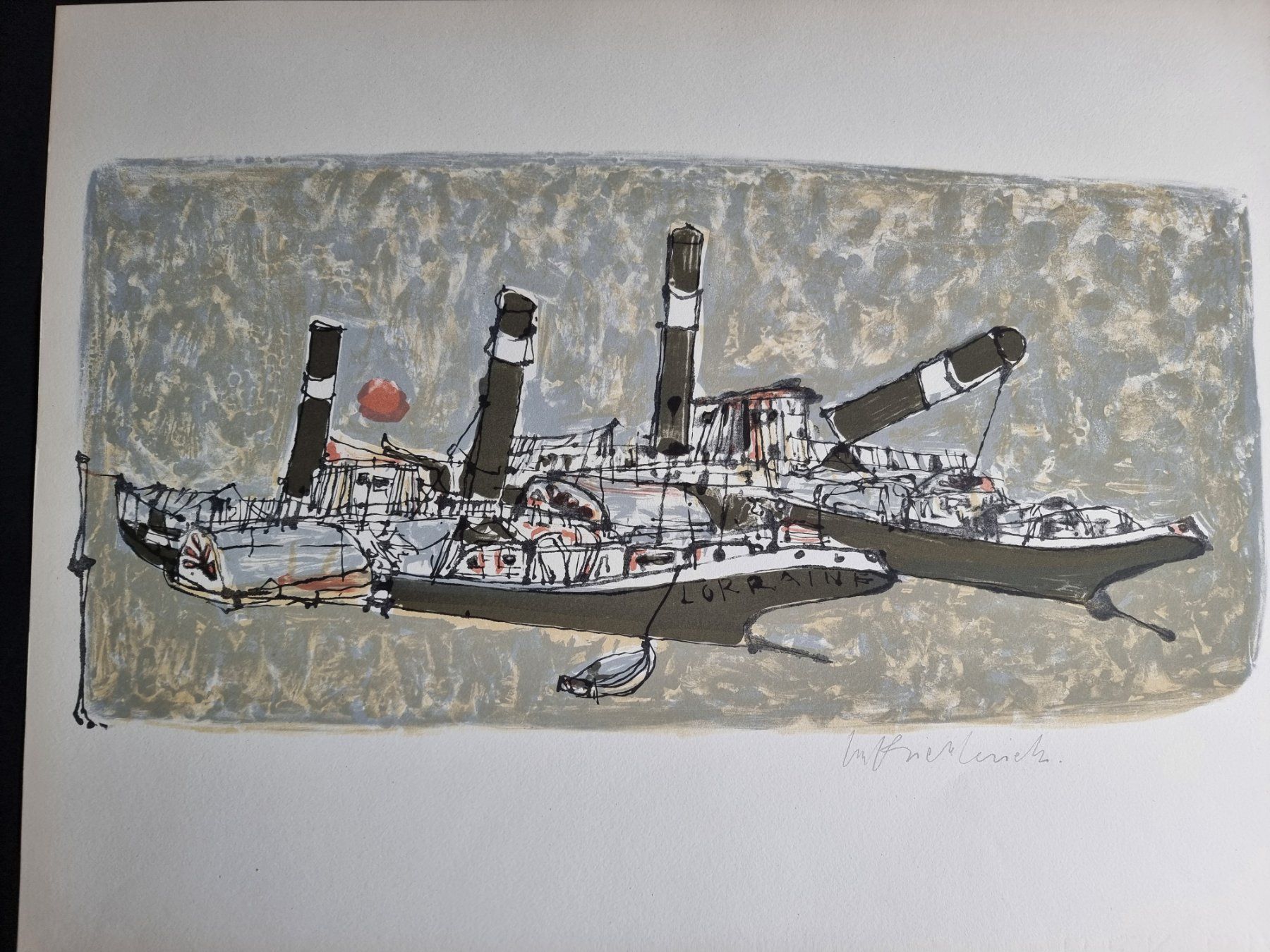 Grafica & Litografie: MARCO RICHTERICH LITHOGRAPHIE  SIGNIERT – Usato da Gersau venduto da kunst-online 1