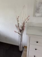 Dekoration Vase mit Zweigen und Blumen gute Zustand