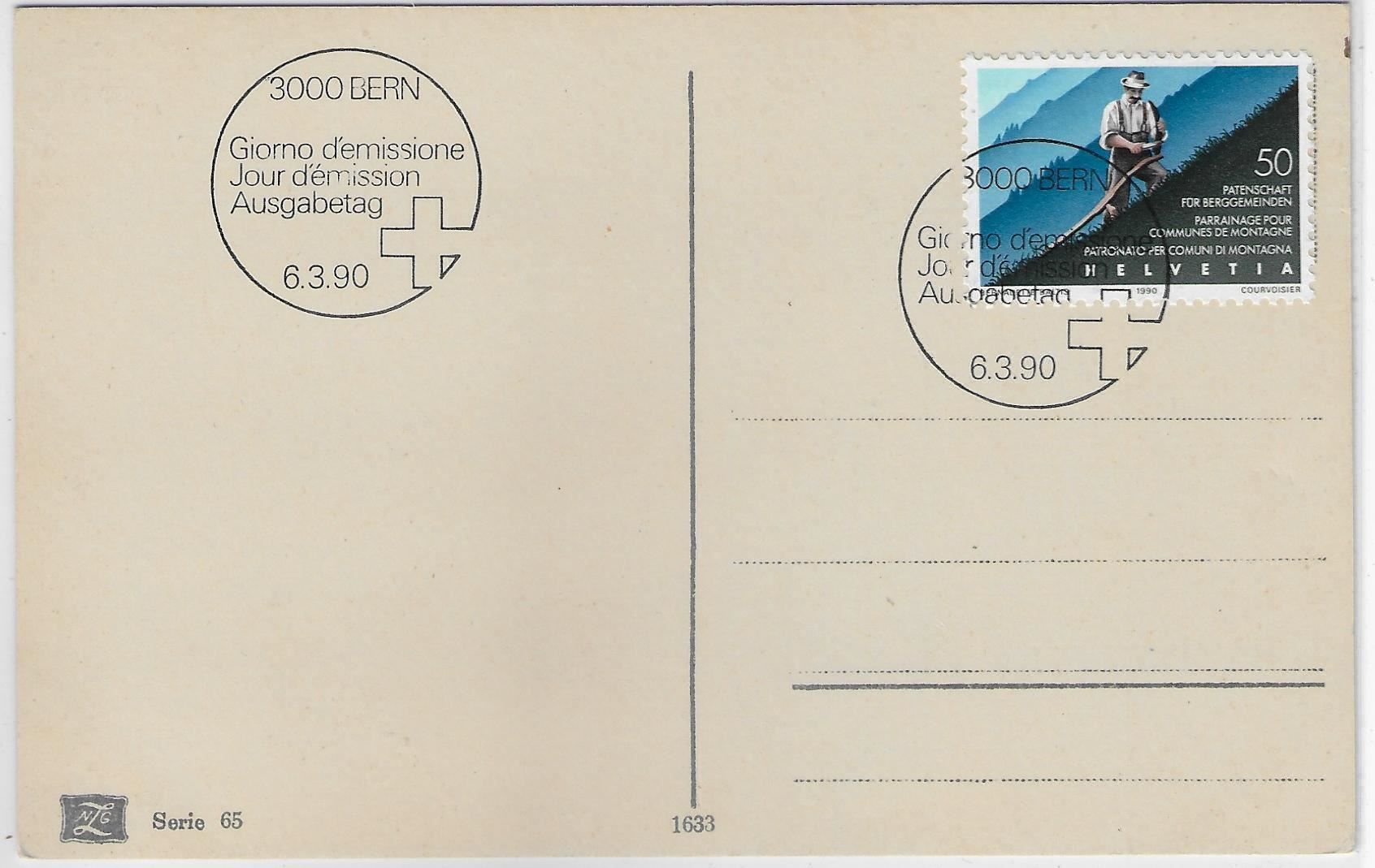 Cartoline postali: Berg-Bauernleben - Litho – Usato da Ettingen venduto da Kartenplanet 1