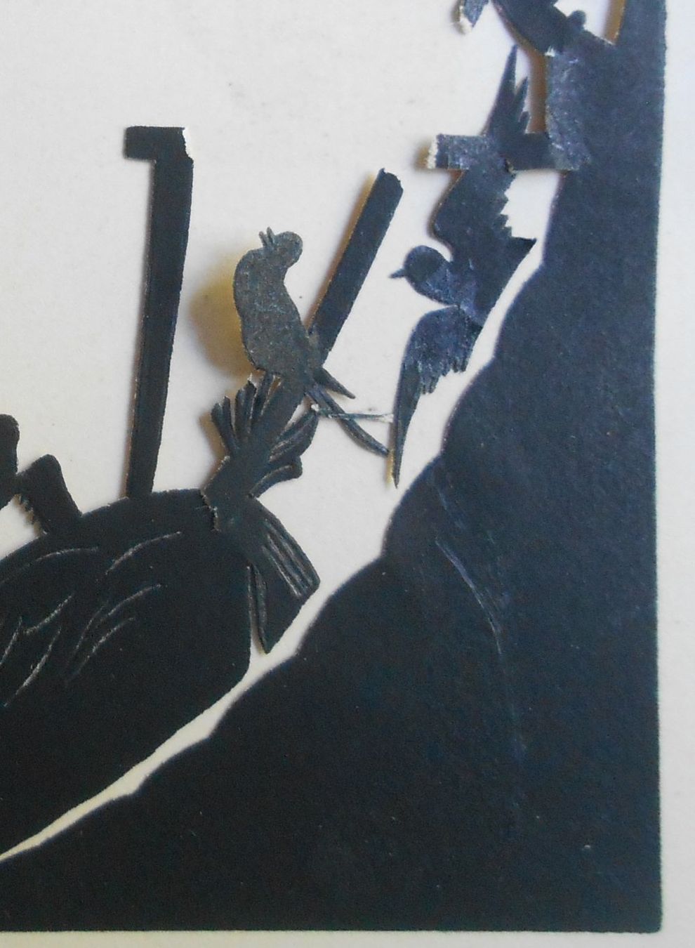 Grafiken & Lithographien: Lotte Gützlaff. 2 Scherenschnitte. – Gebraucht aus Basel von Domba 3