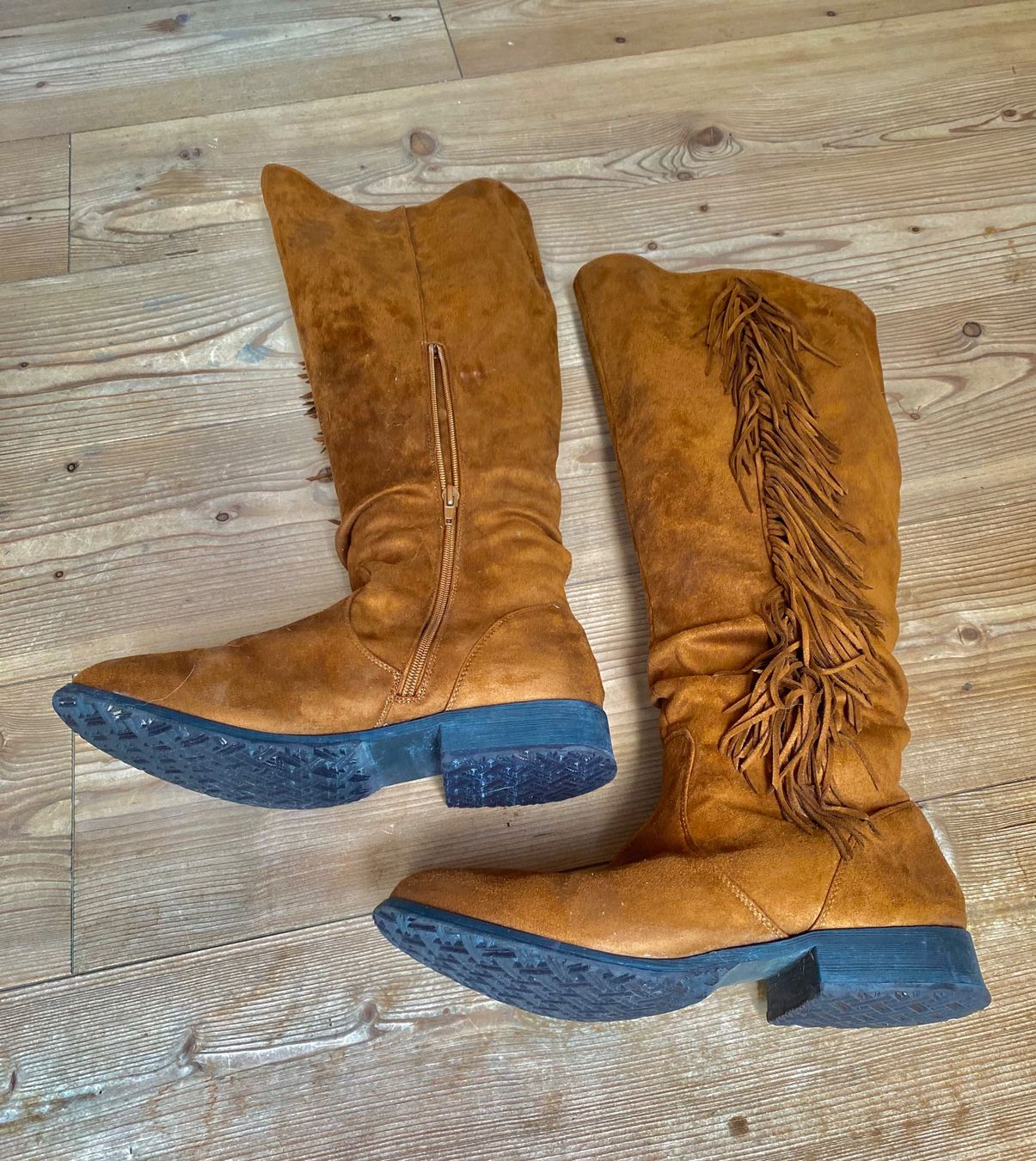 Herrenschuhe: Stiefel mit Fransen braun Grösse 43 – Gebraucht aus Wald ZH von nicolaslindt 2