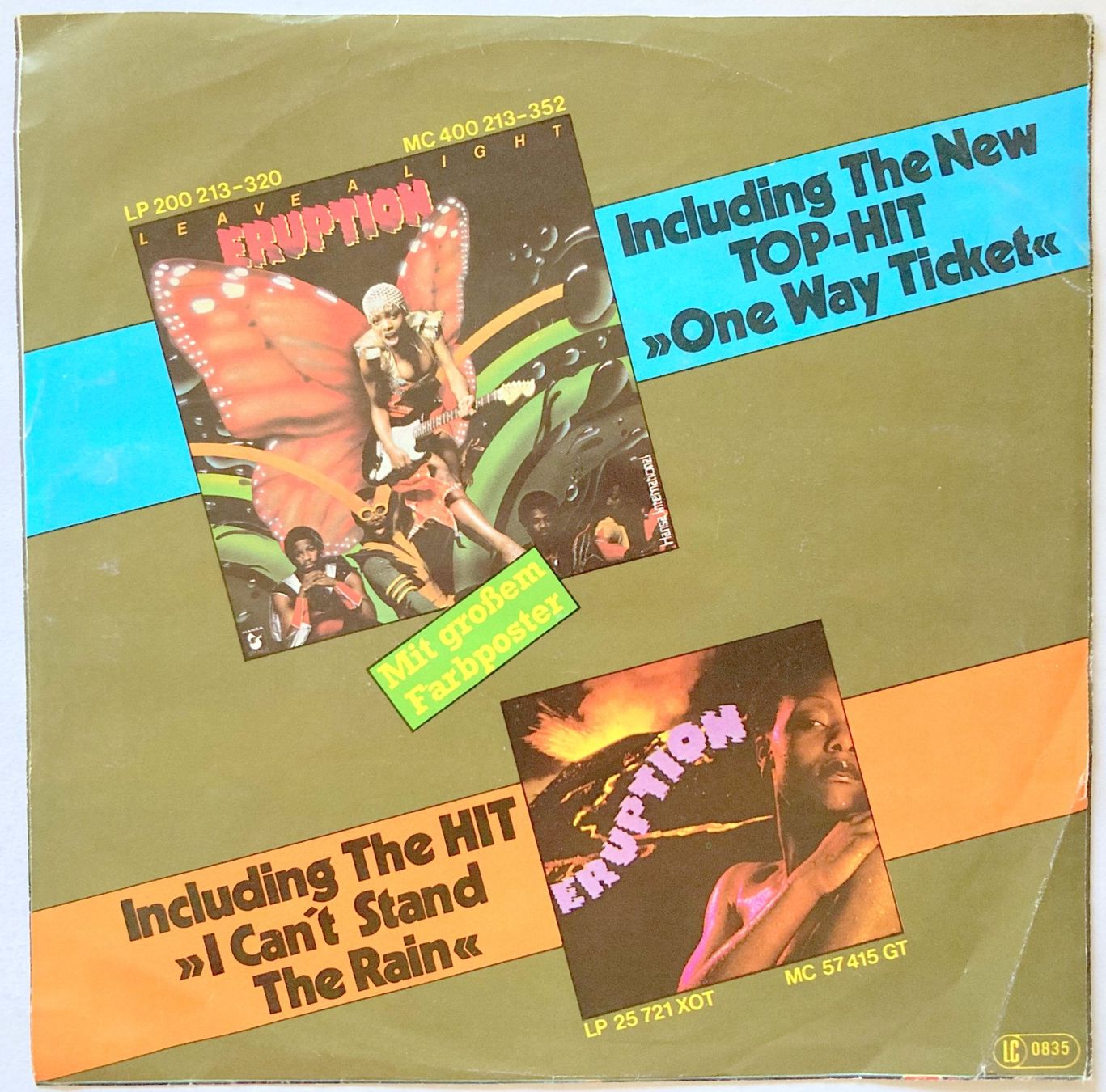 Dischi in vinile: ERUPTION - ONE WAY TICKET – Usato da Bottens venduto da hotter-than-hell 1