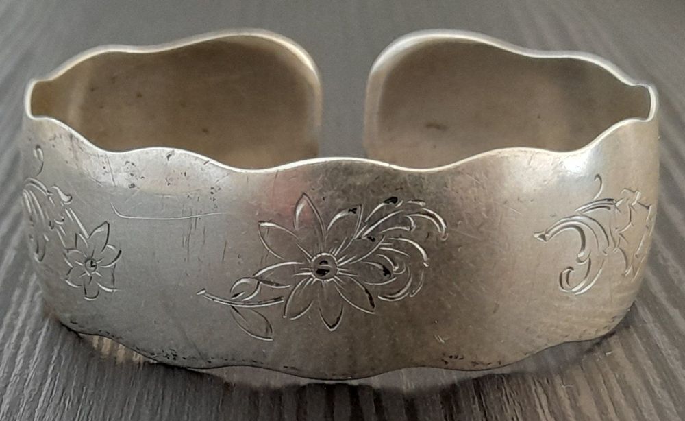Bracelet Ancien En Argent Plaqué - Occasion, Style Vintage, Sans Marque