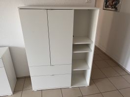 VIHALS Aufbewahrung, weiss, 105x37x140 cm