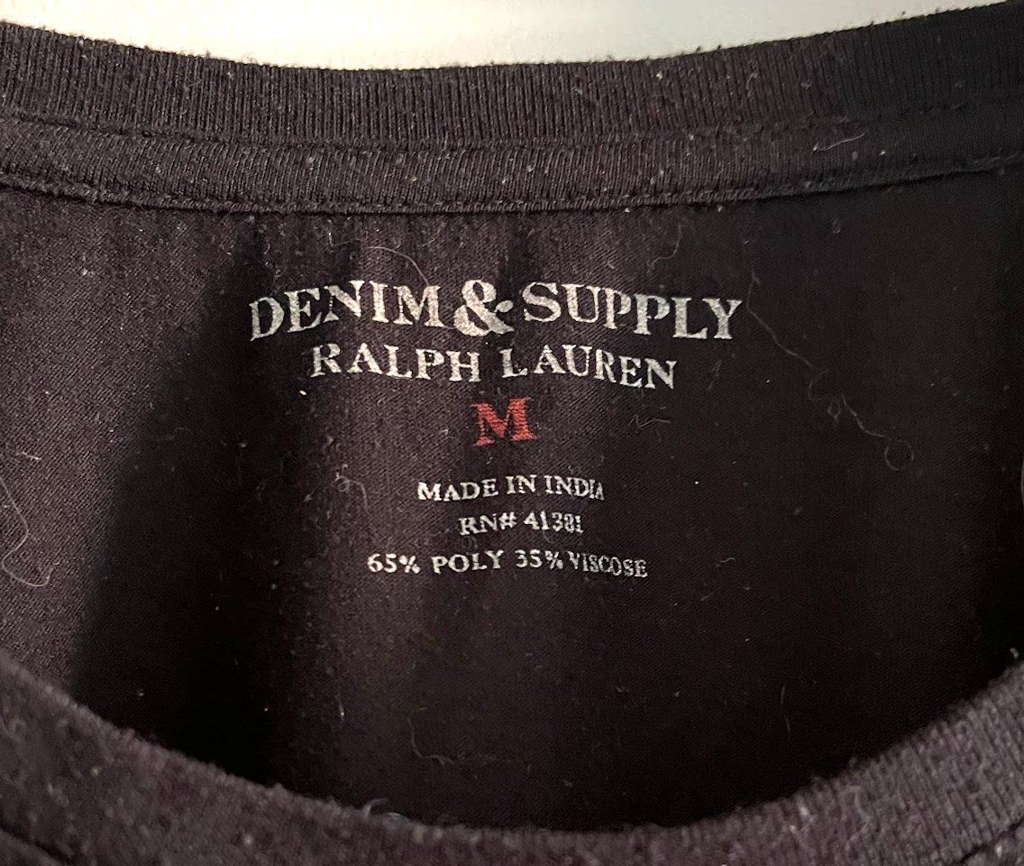 Ralph Lauren T-shirt: Ralph Lauren Denim & Supply crop tee – Usato da Zürich venduto da aliiix 1