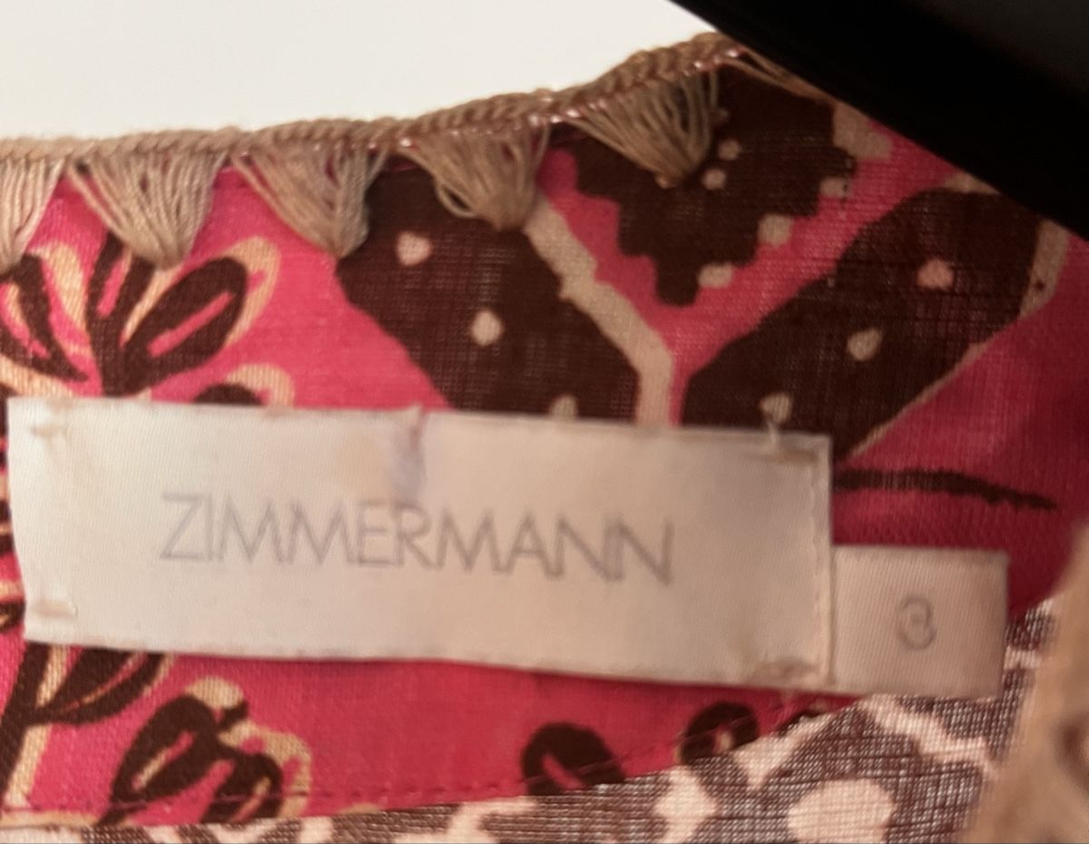 Zimmermann Robes: Zimmermann Kleid Leinen Gr.3 (40) – Neuf (Voir description) à Zürich par lynni1996 2