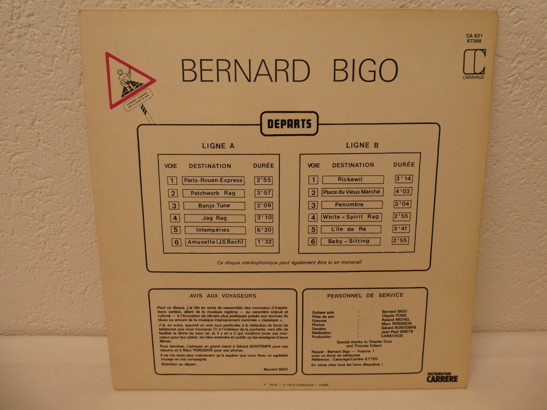 Dischi in vinile: Bernard Bigo Paris-Rouen-Express – Usato da Tann venduto da Charly65 1