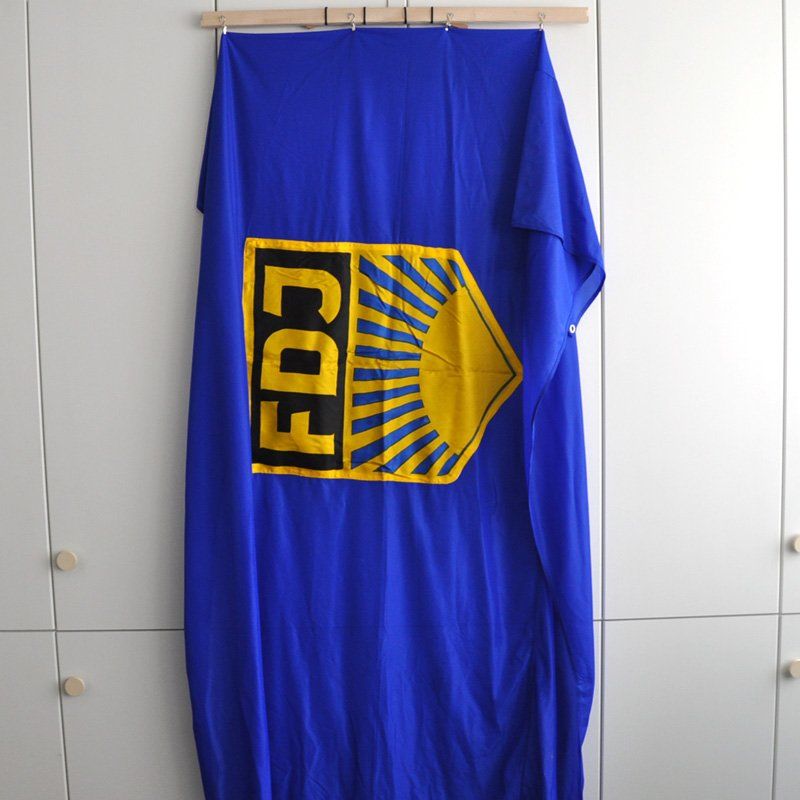 Bandiere: Original FDJ Flagge der DDR GROSS!! – Usato da Uerkheim venduto da fabulafero 4
