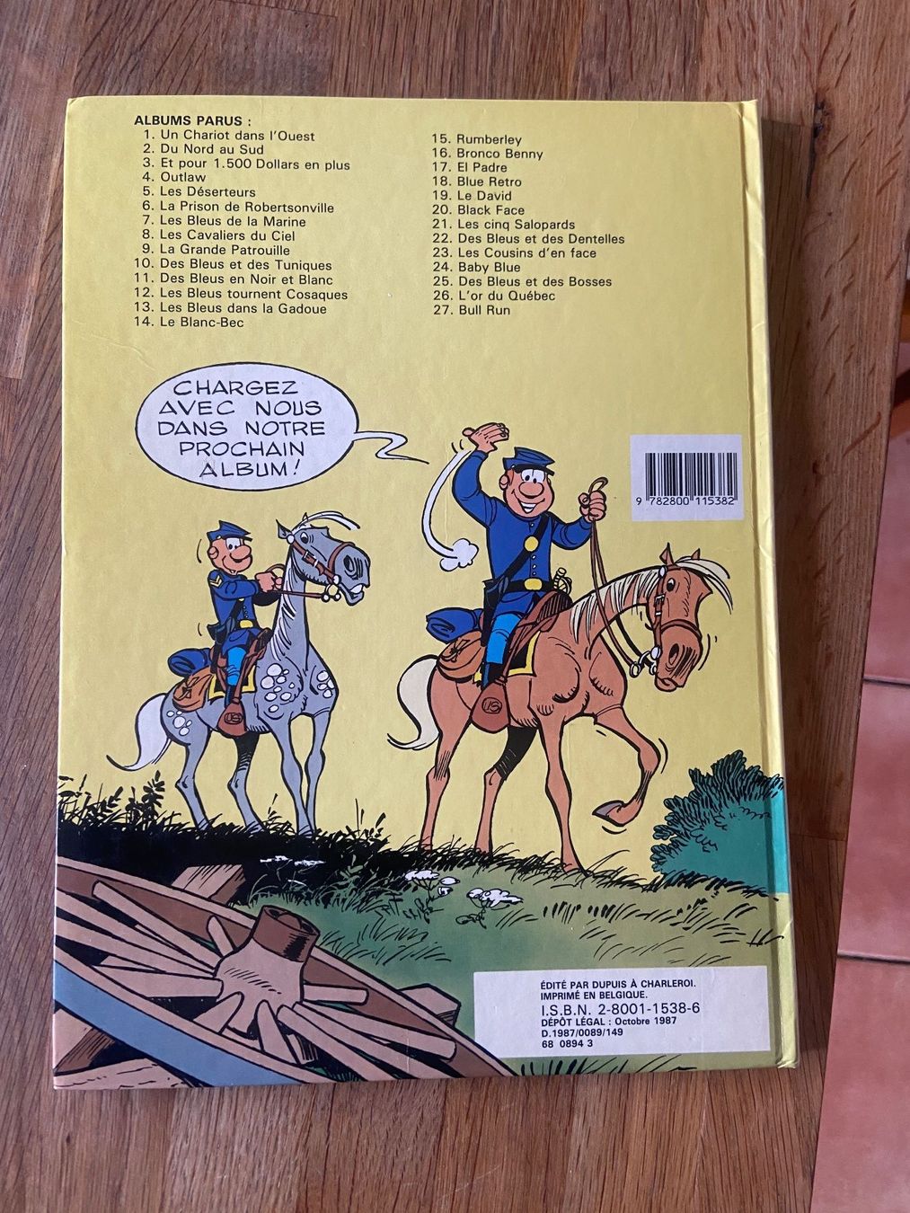 Fumetti: Les Tuniques Bleues 27 Bull Run EO 1987 – Usato da Fribourg venduto da J334455 1