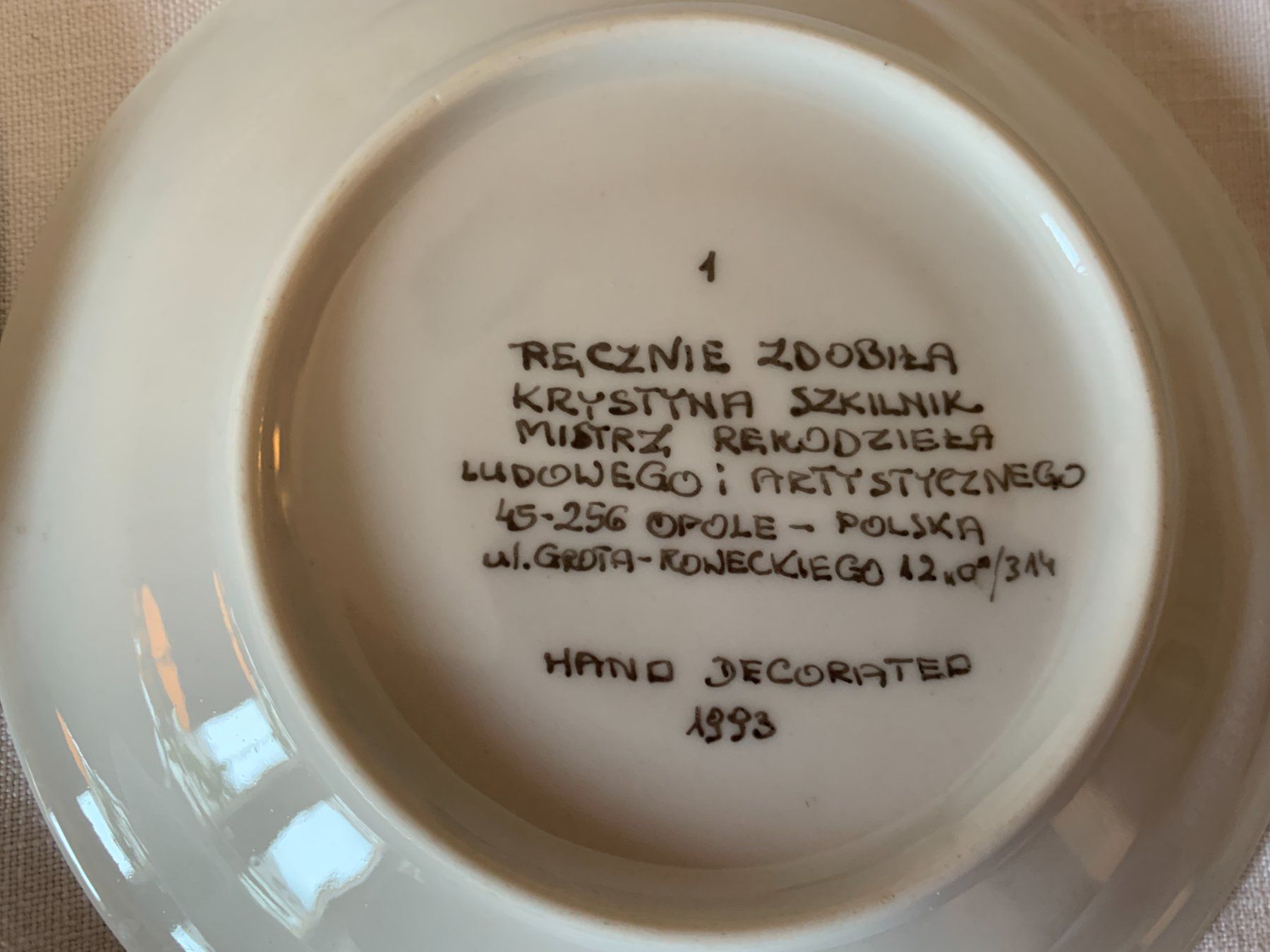 Set di piatti: Polnisches Kaffeservice – Usato da Zürich venduto da unterbaech01 9