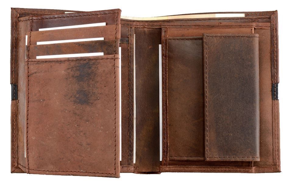 Portafogli: Geldbörse, Leder, braun, Hochformat – Nuovo e nell'imballaggio originale da St. Gallen venduto da cointec 3
