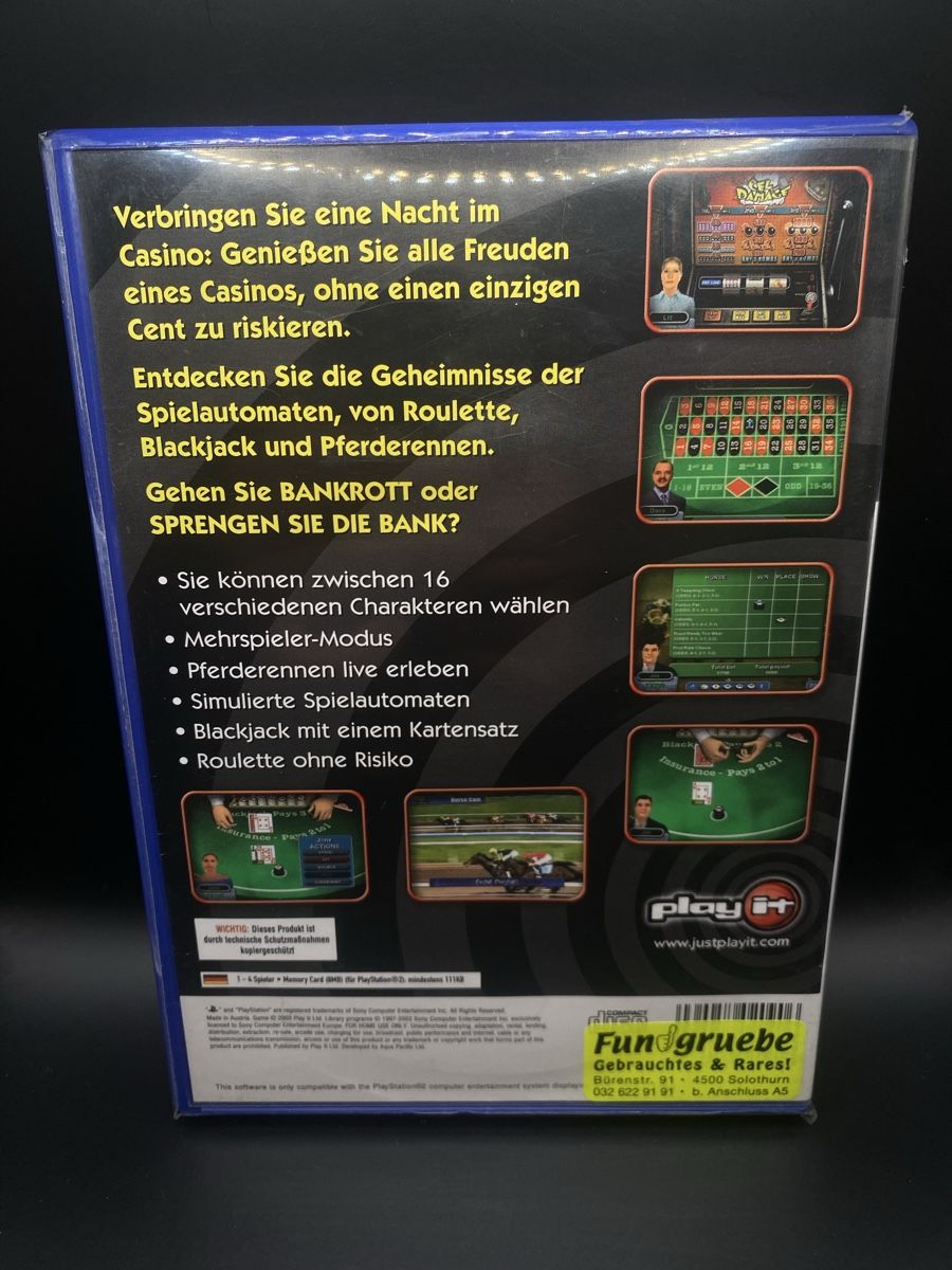 Giochi: Casino Challenge PS2 PAL resealed – Usato da Kirchberg BE venduto da swiss_slab 1