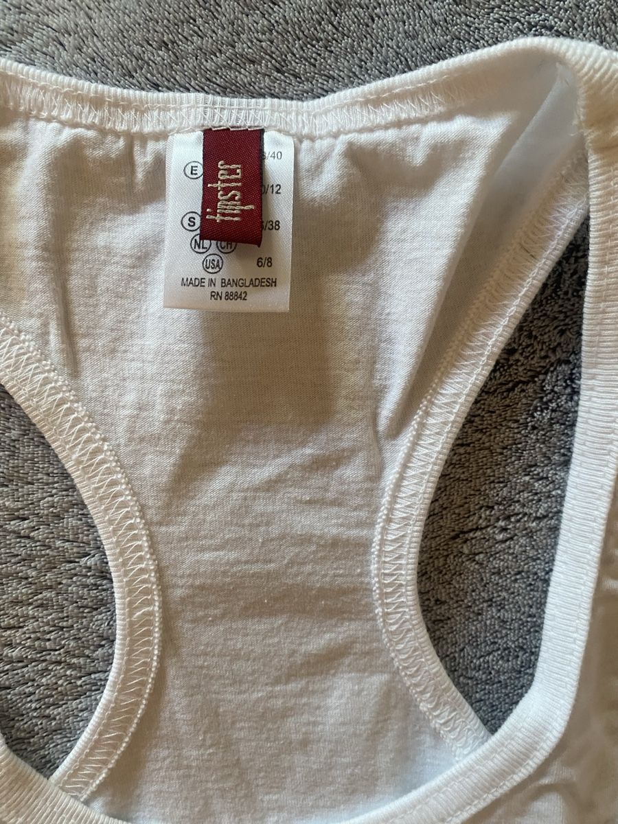 Top: Tipster Tank Top weiss Gr S – Usato da Schönenberg ZH venduto da Pfupfli1 1