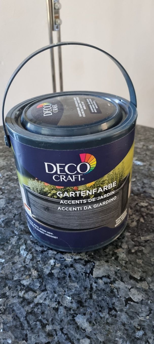 Colori: DECO CRAFT Gartenfarbe Schiefergrau Matt 2.5L – Nuovo (secondo la descrizione) da egliswil venduto da Maggy6