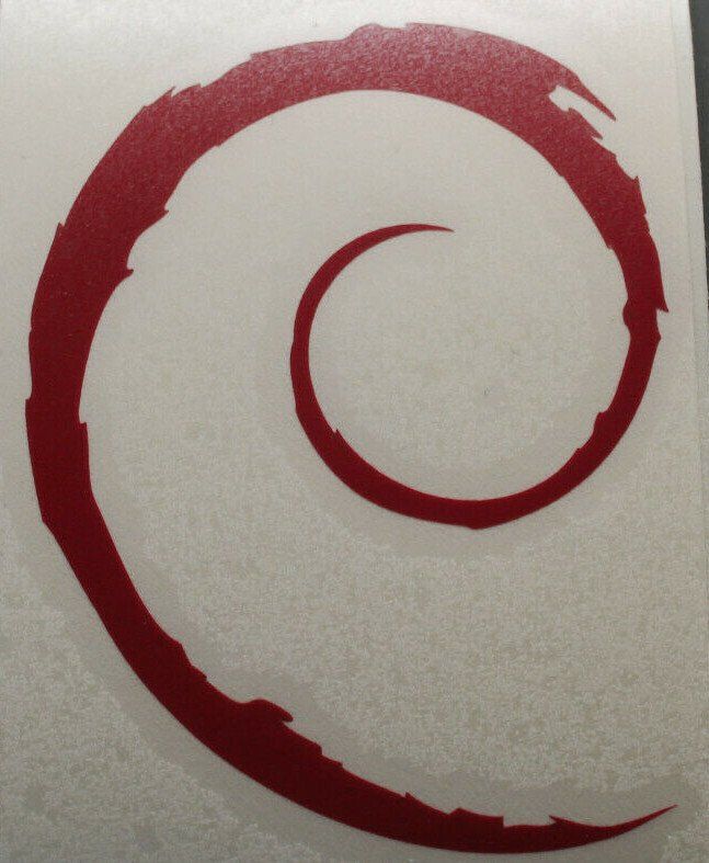 Sticker: 🌀 Debian Logo Vinyl-Sticker – Nuovo (secondo la descrizione) da Novaggio venduto da GreenWebSolutions