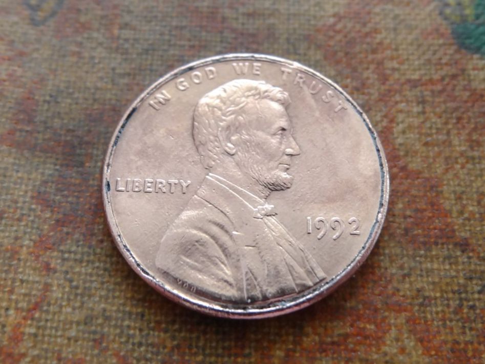Alle Münzen: USA 1 cent 1992 – Gebraucht aus Romanel-sur-Lausanne von Swift13