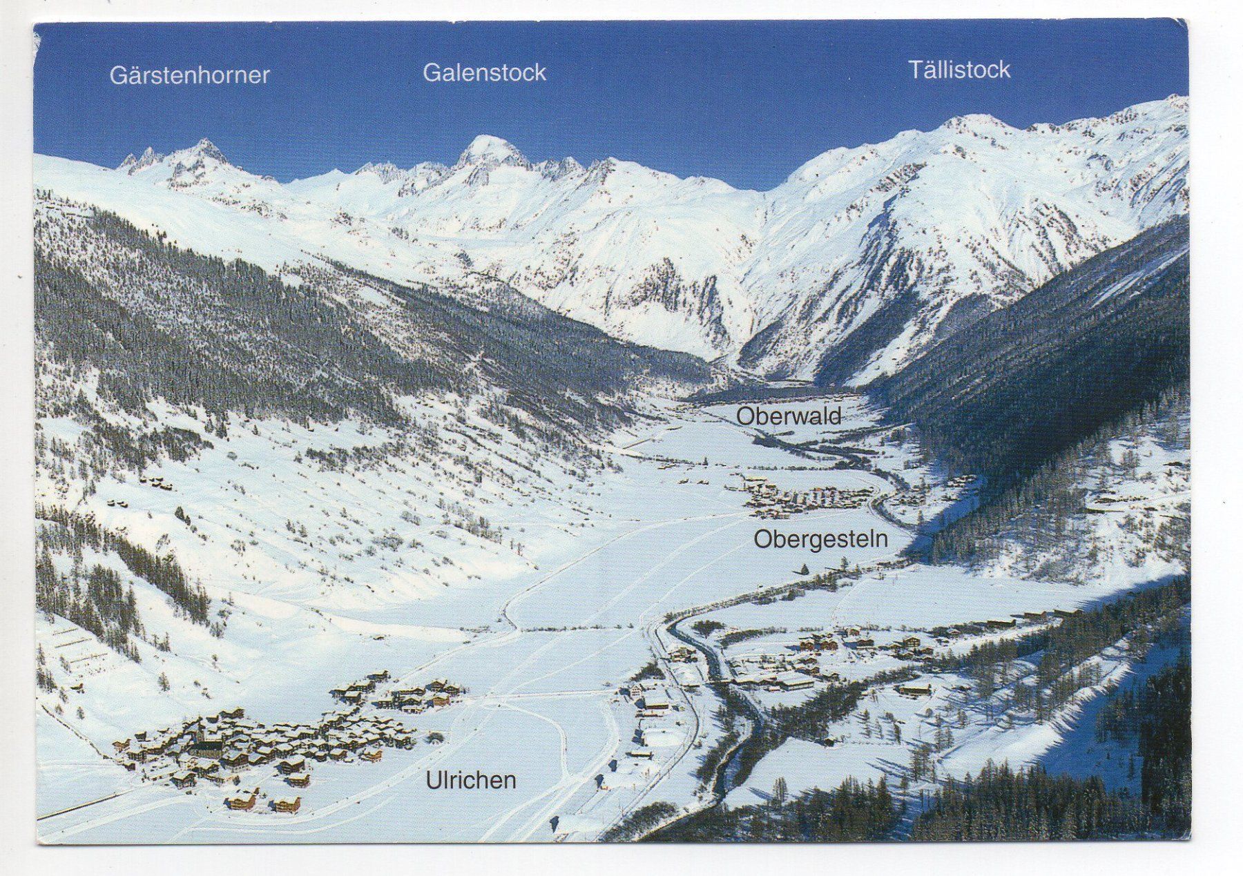 Cartes postales: GOMS Ulrichen Obergesteln Oberwald – D'occasion à Jona par philajona
