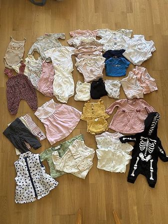 Baby Kleiderpaket Sommer 45 Teile Gr. 62 und 62/68