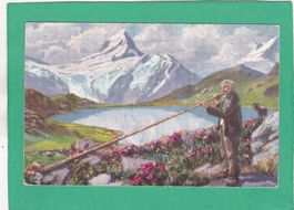 Paolo Kutscha Schreckhorn  Alphornbläser 1929