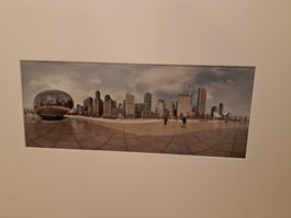 The Bean, Chicago, Art Bild gerahmt