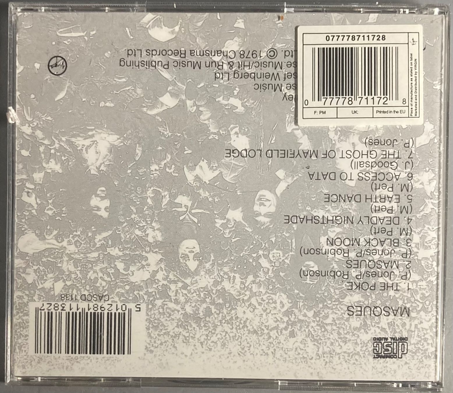 Schallplatten: BRAND X - MASQUES – Gebraucht aus Poliez-Pittet von Newtown-Records 1