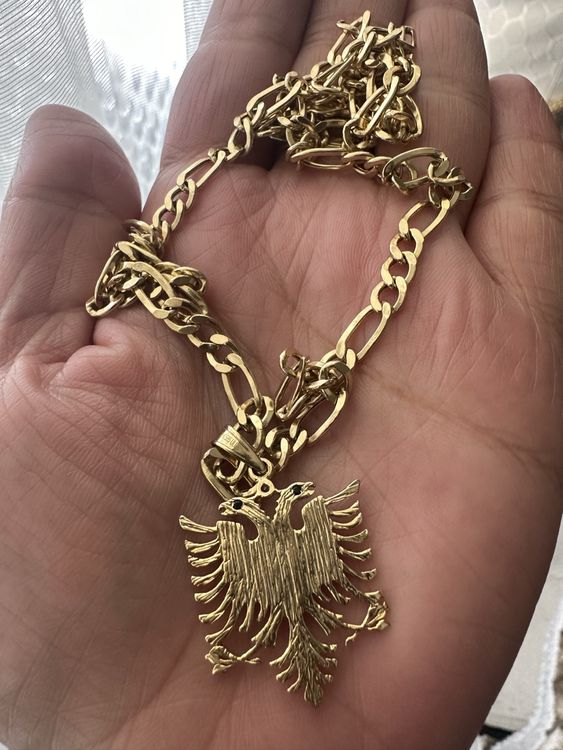 VISTORO Deutschland Adler Kette - Edelstahl 316L, 60cm, Mit Geschenkbox