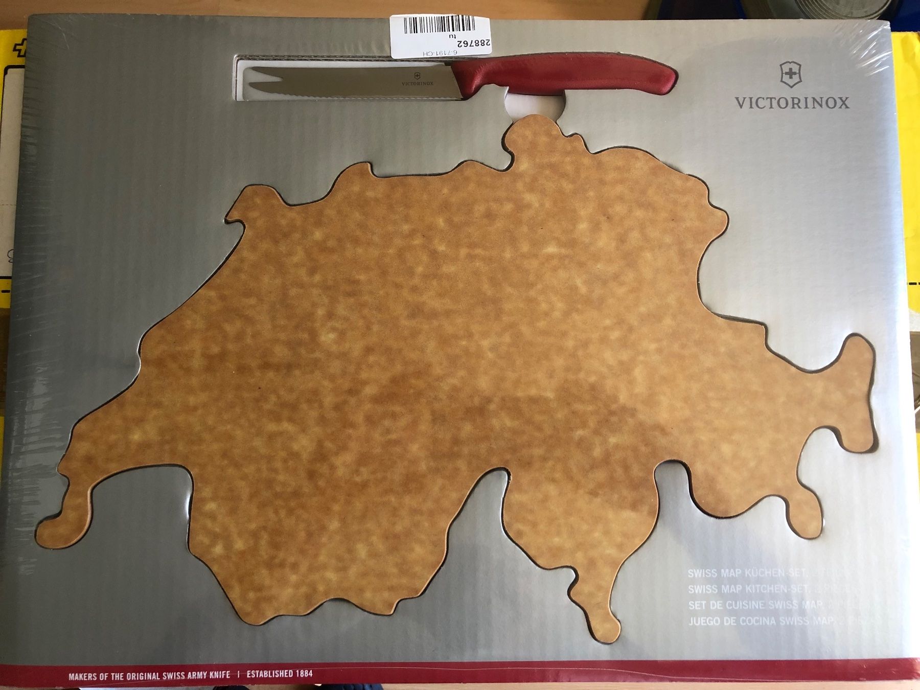 Wände & Decken: Victorinox planche à couper neuve avec couteau – Neu und originalverpackt aus Colombier NE von dim1234