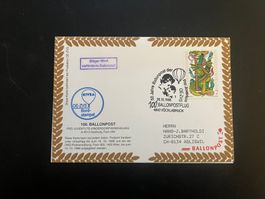 Ballonpost mit super Stempel 1998 Luxus  (V7)