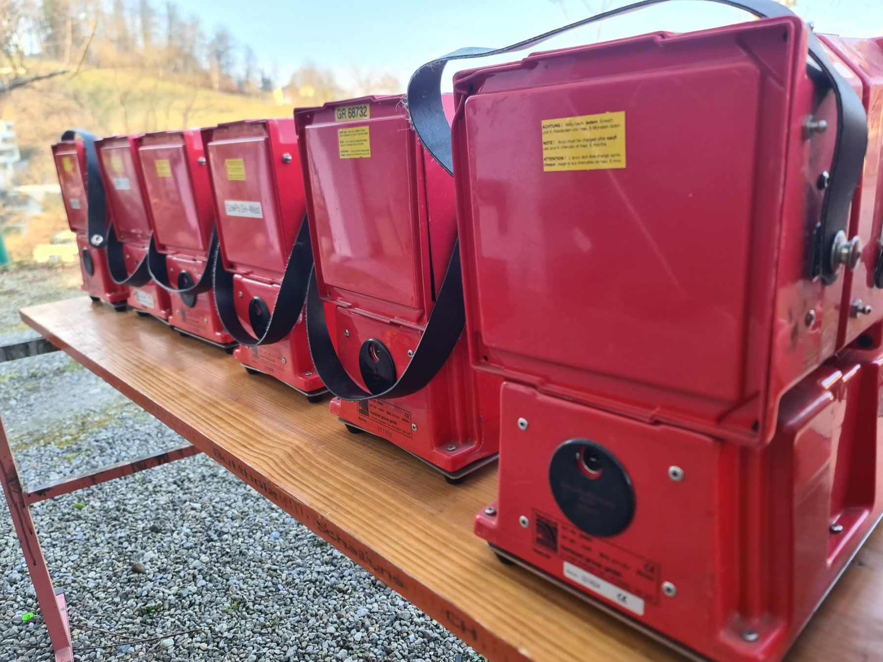 Insegne: 7 Stück TRI-BLITZ Baustellen Sicherheitsleuchte Warnleuchten – Usato da Uerkheim venduto da Kaufoption 8