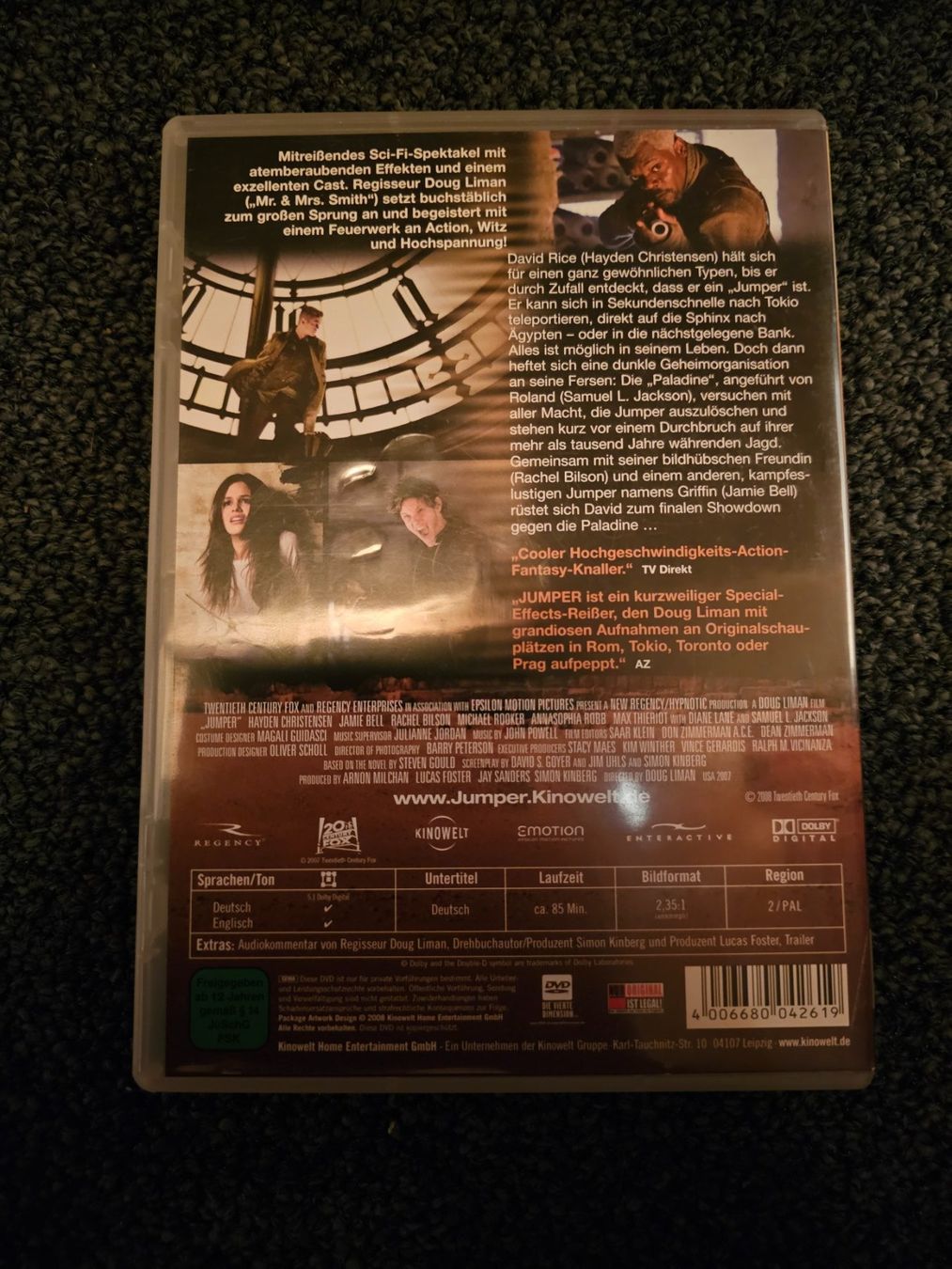 Tutti i DVDs: JUMPER(13487) – Usato da Ruswil venduto da M71 1