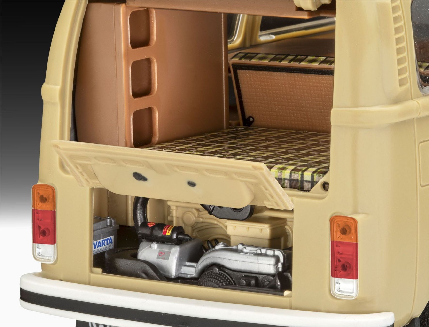 Revell Modellautos: VW T2 Camper von Revell, 1:24 – Neu und originalverpackt aus Lenk im Simmental von trampeltier61 6