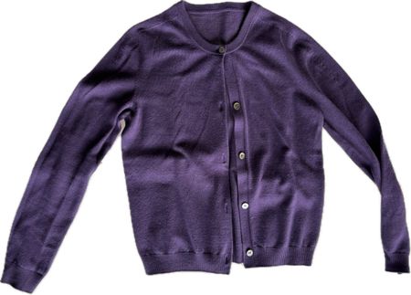 Gilet Femme Violet Jil Sander cachemire taille L