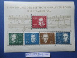 BRD 1959 Block 2 postfrisch **