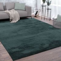 200x200 cm Teppich Super Soft DUNKELGRÜN NEU
