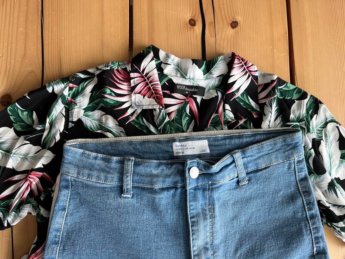 Bershka Jeans: Gestuz & Bershka Jeans & Hemd - Gr. M – Nuovo (secondo la descrizione) da Davos Dorf venduto da AJRMBA 2