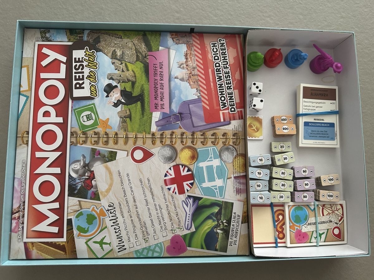Hasbro Spiele: Monopoly Reise um die Welt – Gebraucht aus Berg SG von tob_5gnj 1