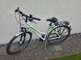 Damenvelo gereinigt und gewartet. Gutem Zustand
