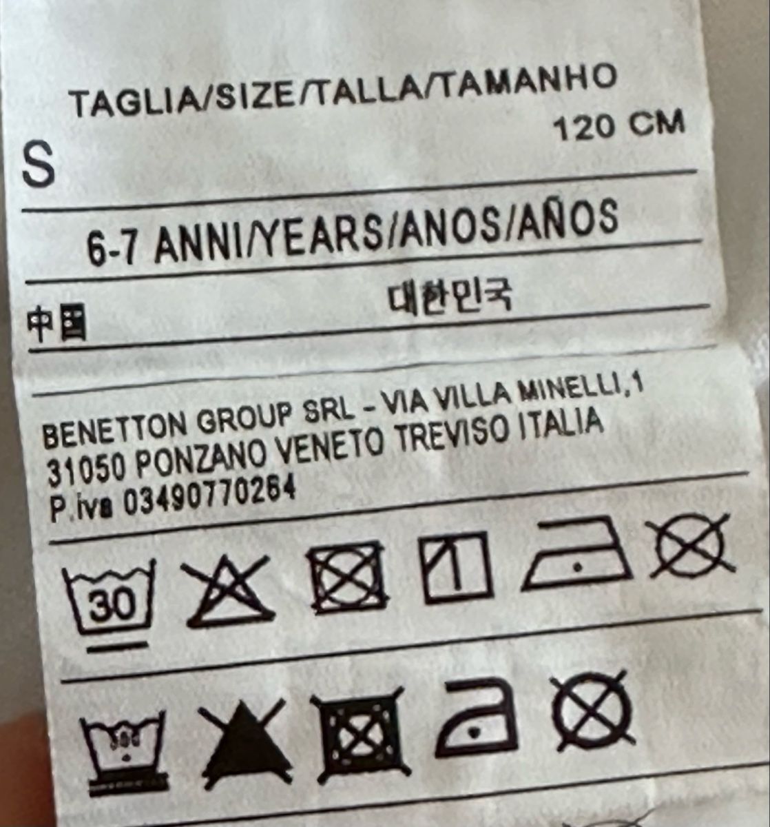 Benetton Hemden, T-Shirts & Polos: T-shirt manica lunga in cotone Benetton – Gebraucht aus Castel San Pietro von Moregi 3